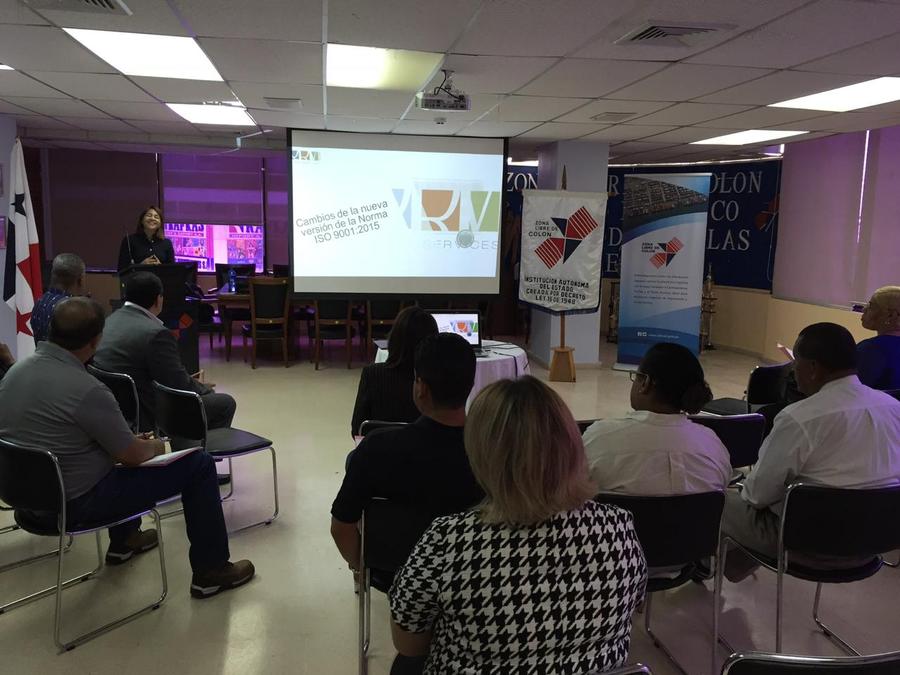 Charla sobre ISO 9001:2015 en la Zona Libre de Colón